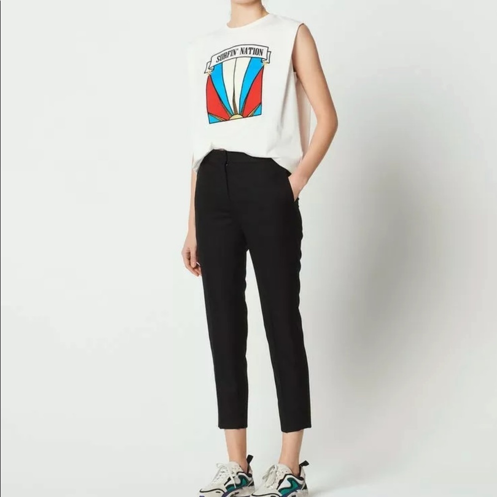 Sandro darted trousers, Size 34, NWT